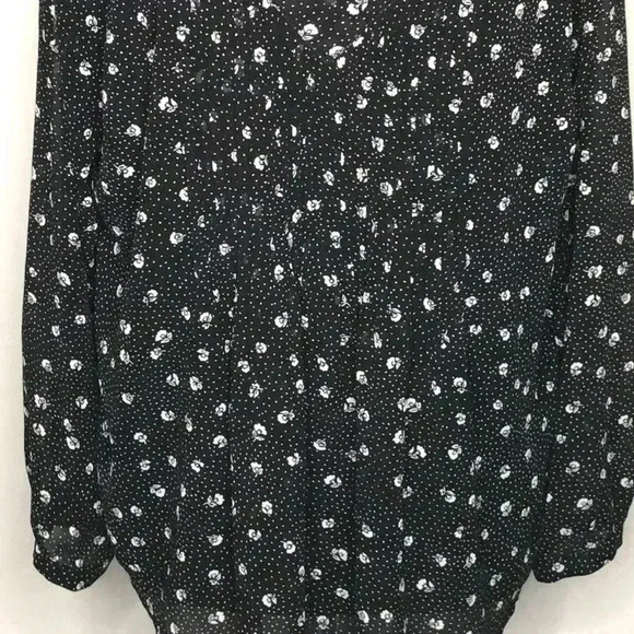 Torrid Floral Sheer Blouse Size 2 or 18/20 - Picture 4 of 7